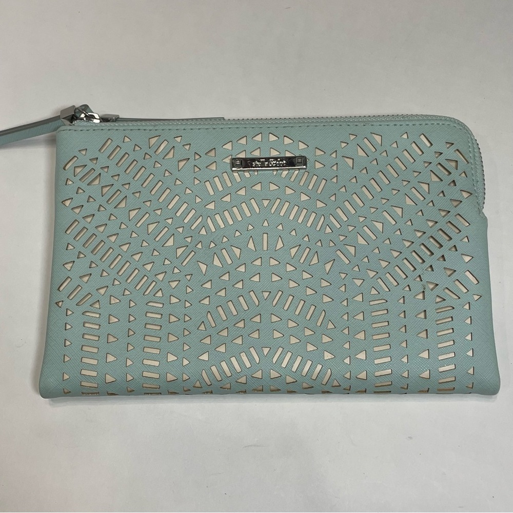 Stella & Dot eyelet clutch bag.